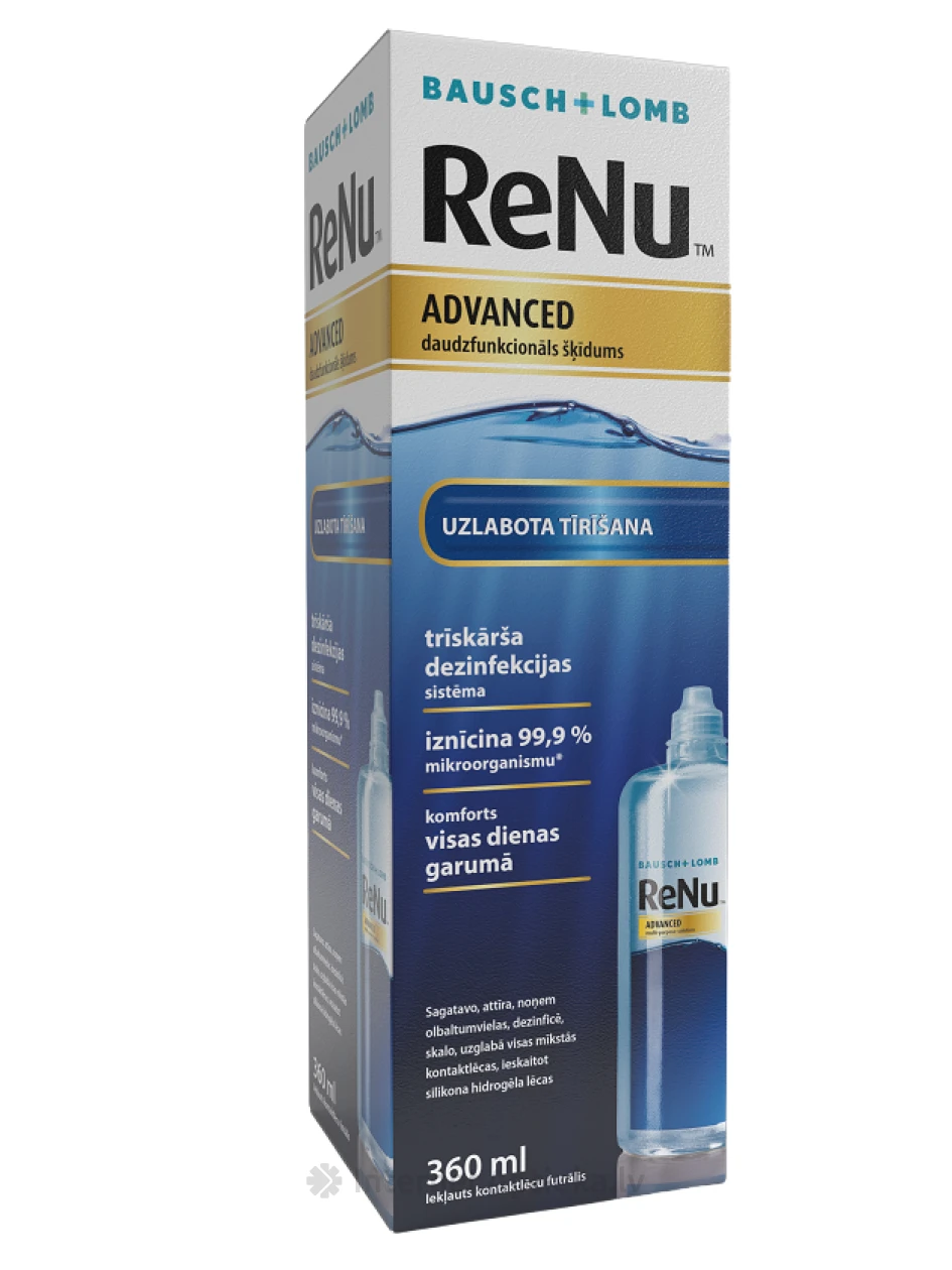 ReNu Advanced multi-purpose solution kontaktläätsede lahendus, 360 ml | internetaptieka.lv