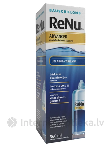 ReNu Advanced multi-purpose solution kontaktläätsede lahendus, 360 ml | internetaptieka.lv