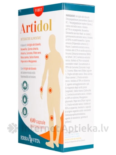 Artidol locītavu veselībai, 60 kapsulas | internetaptieka.lv