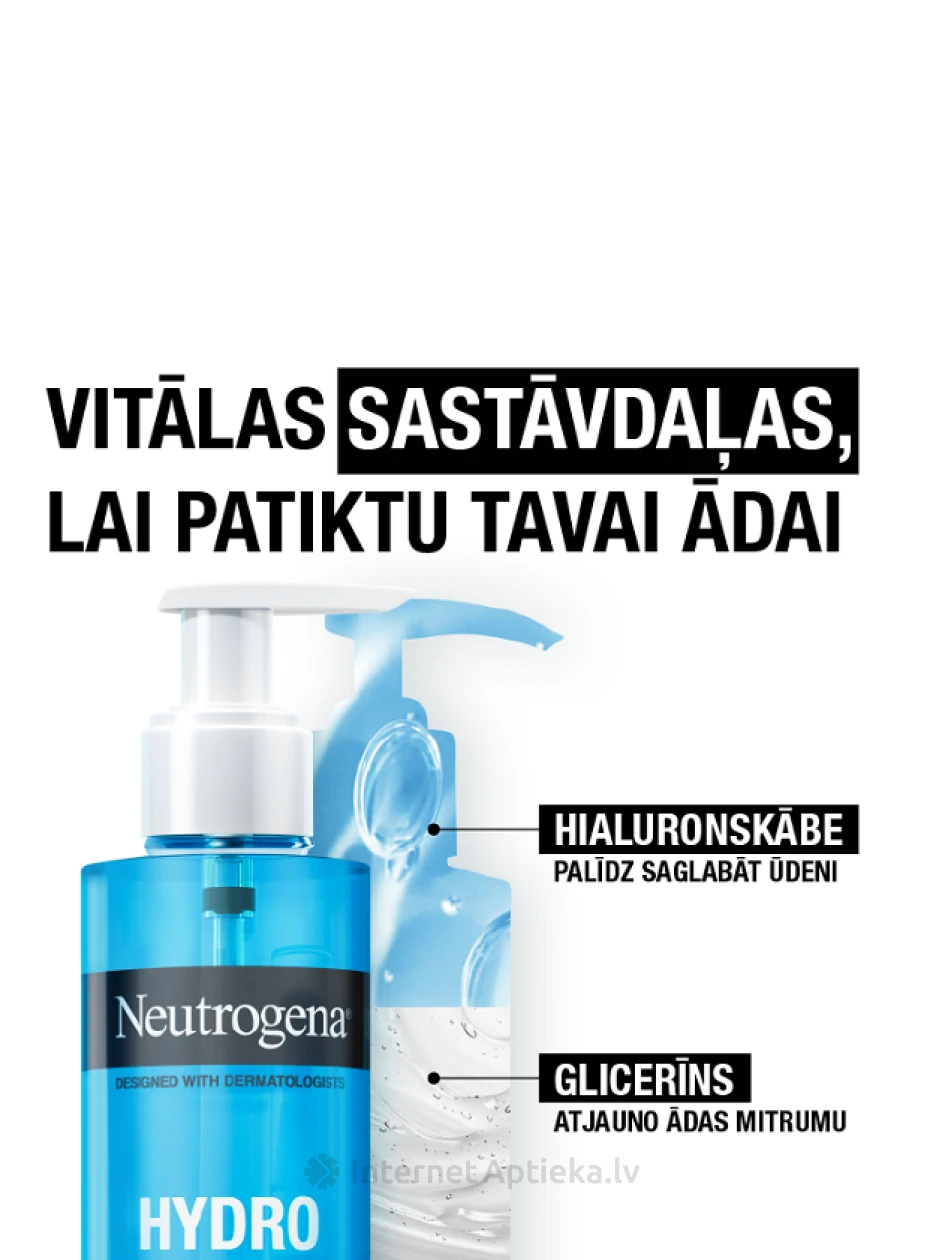 NEUTROGENA Hydro Boost näopuhastusgeel, 200 ml | internetaptieka.lv