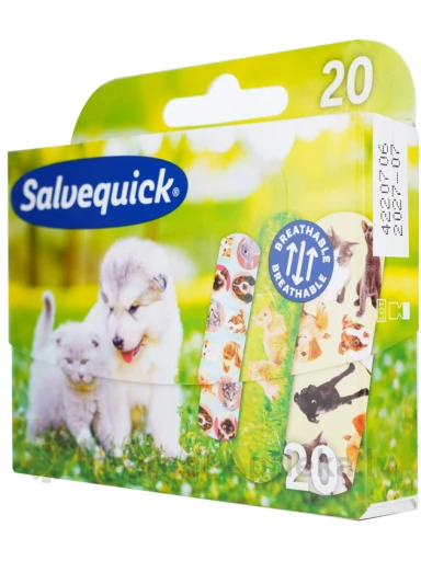 Salvequick Animals, 20 plaastrit | internetaptieka.lv