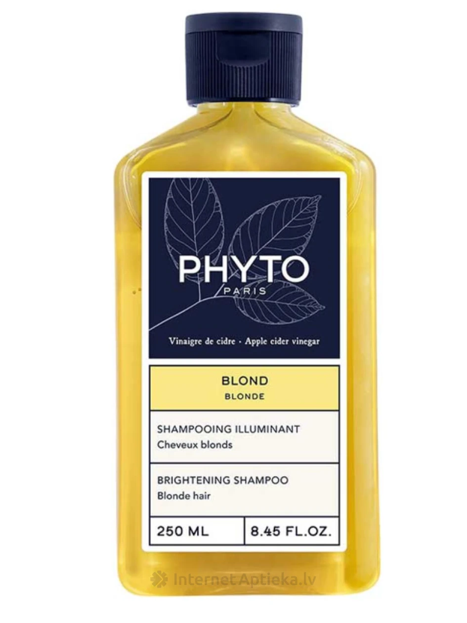 PHYTO BLONDE осветляющий шампунь для светлых волос, 250 мл | internetaptieka.lv