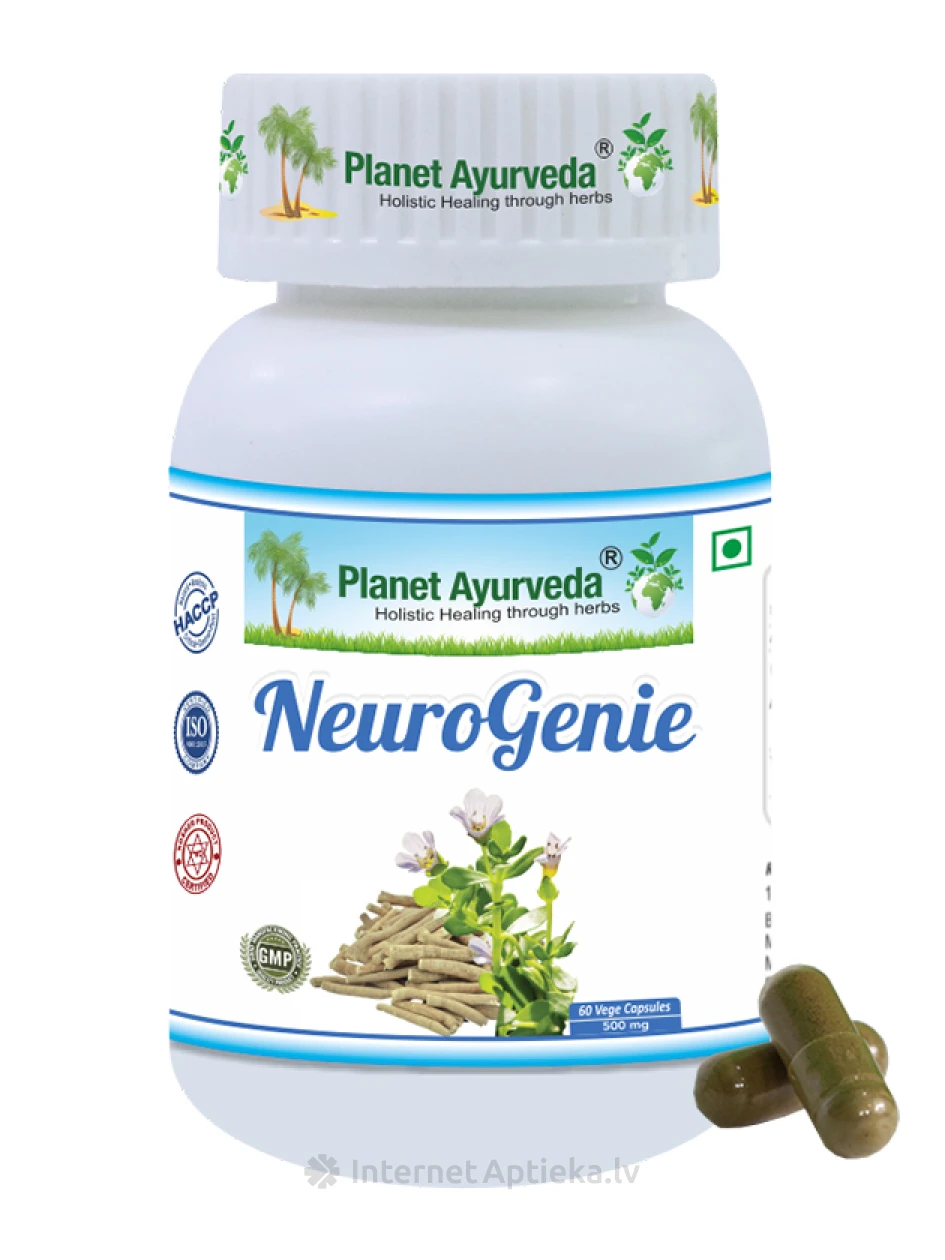 NeuroGin Organic Planet Ayurveda® kapslit, 60 tk. | internetaptieka.lv