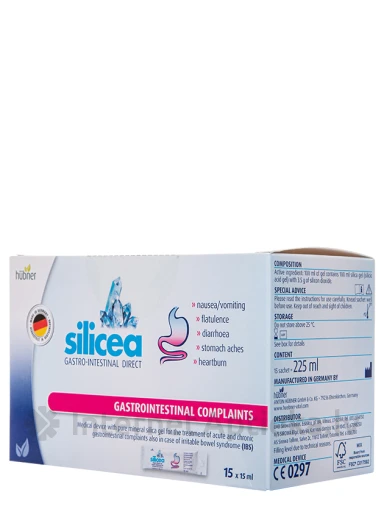 Silicea Gastro geelid Direct (kotikestes), 15 ml x 15 kotikest | internetaptieka.lv