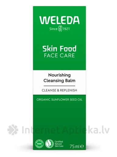 Weleda Skin Food питательный бальзам для очищения сухой кожи лица, 75 мл | internetaptieka.lv