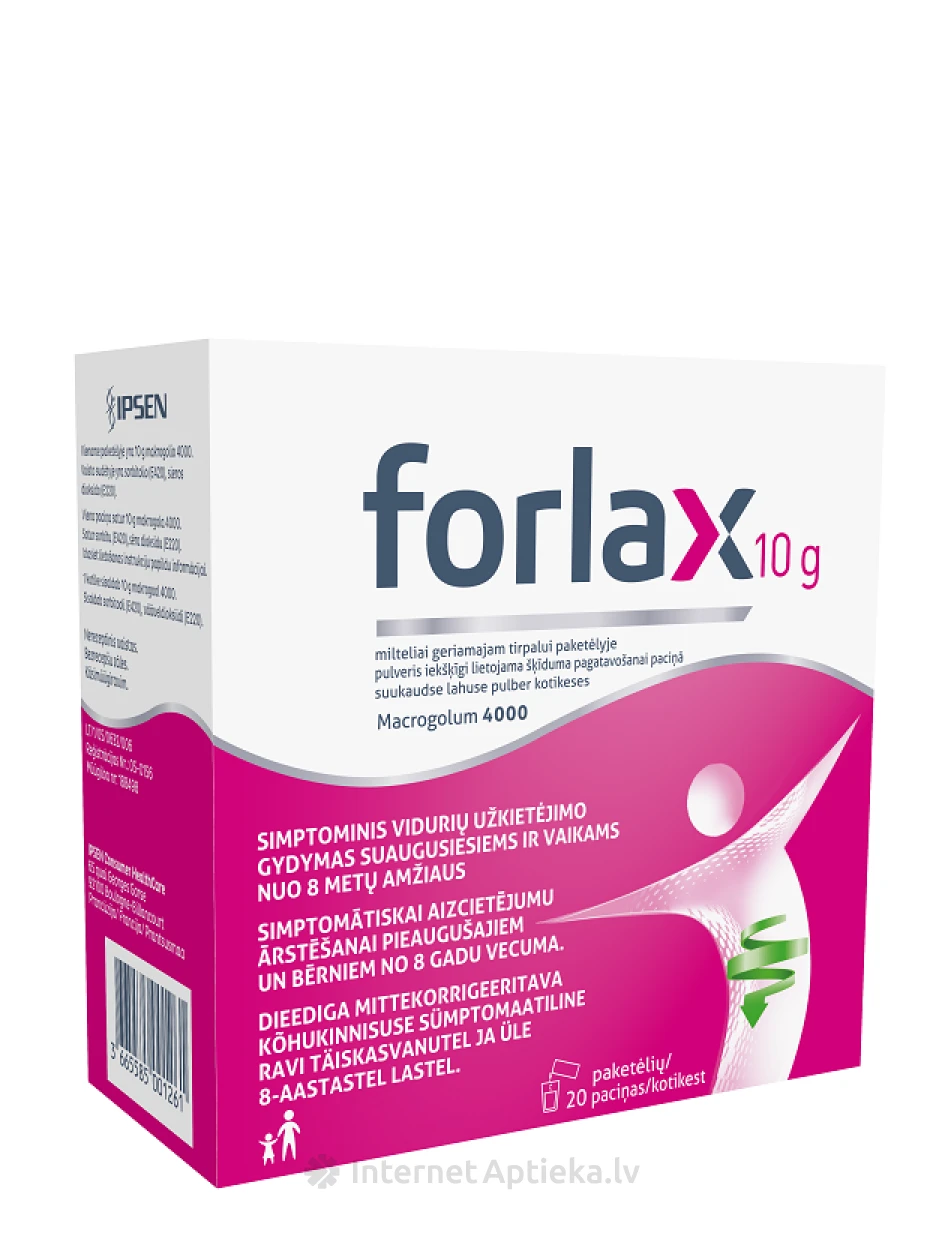 Forlax 10 g pulveris, 20 paciņas | internetaptieka.lv