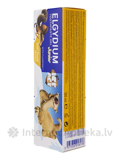 Elgydium junior Tutti frutti hambapasta lastele, 50 ml | internetaptieka.lv
