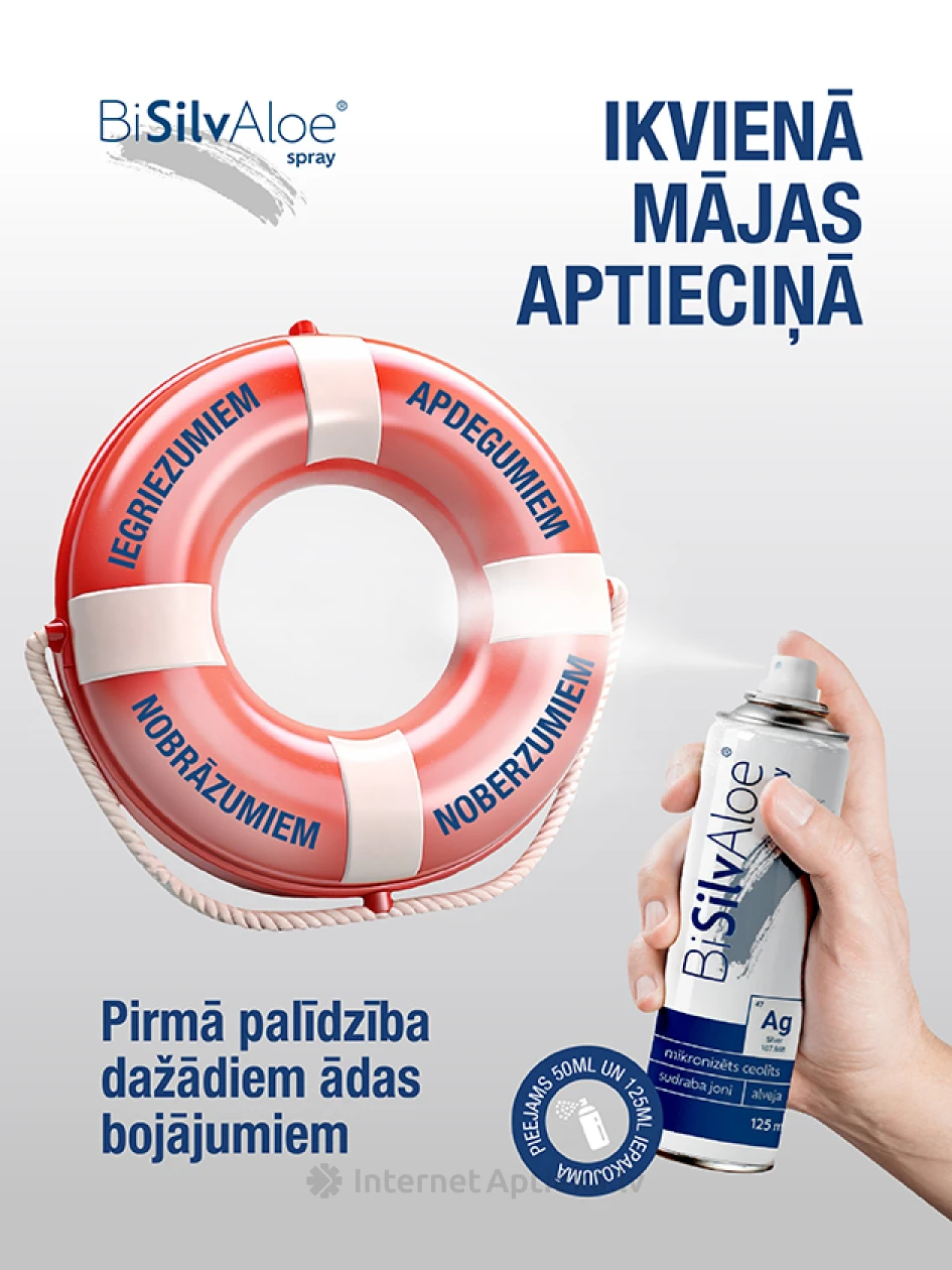 BiSilvAloe Спрей, 50 мл | internetaptieka.lv