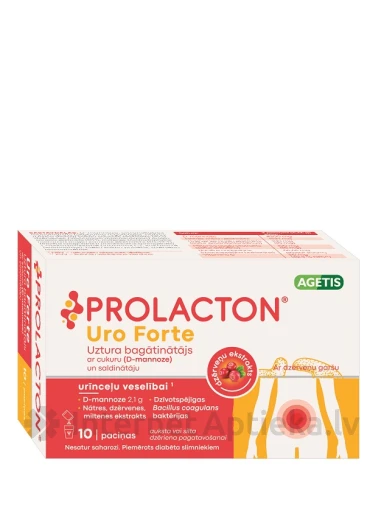 PROLACTON® Uro Forte, 10 paciņas | internetaptieka.lv