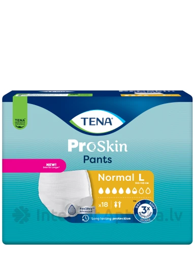 TENA Pants Normal L biksītes, 18 gb. | internetaptieka.lv