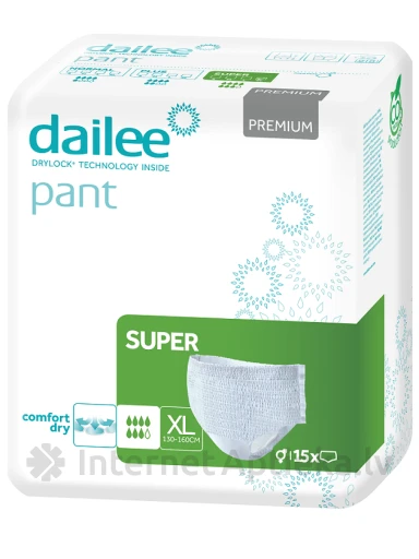 Dailee Pant Premium Super XL mähkmed, 15 tk. | internetaptieka.lv