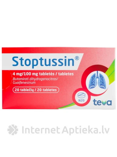 Stoptussin, 20 tabletti | internetaptieka.lv