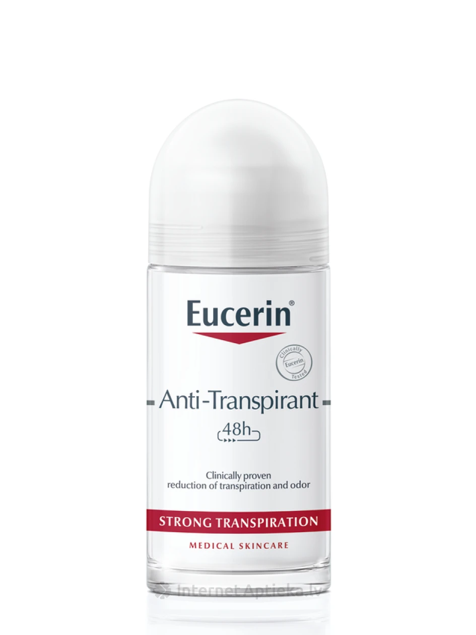 Eucerin pH5 antiperspirant roll-on 48H, 50 ml | internetaptieka.lv