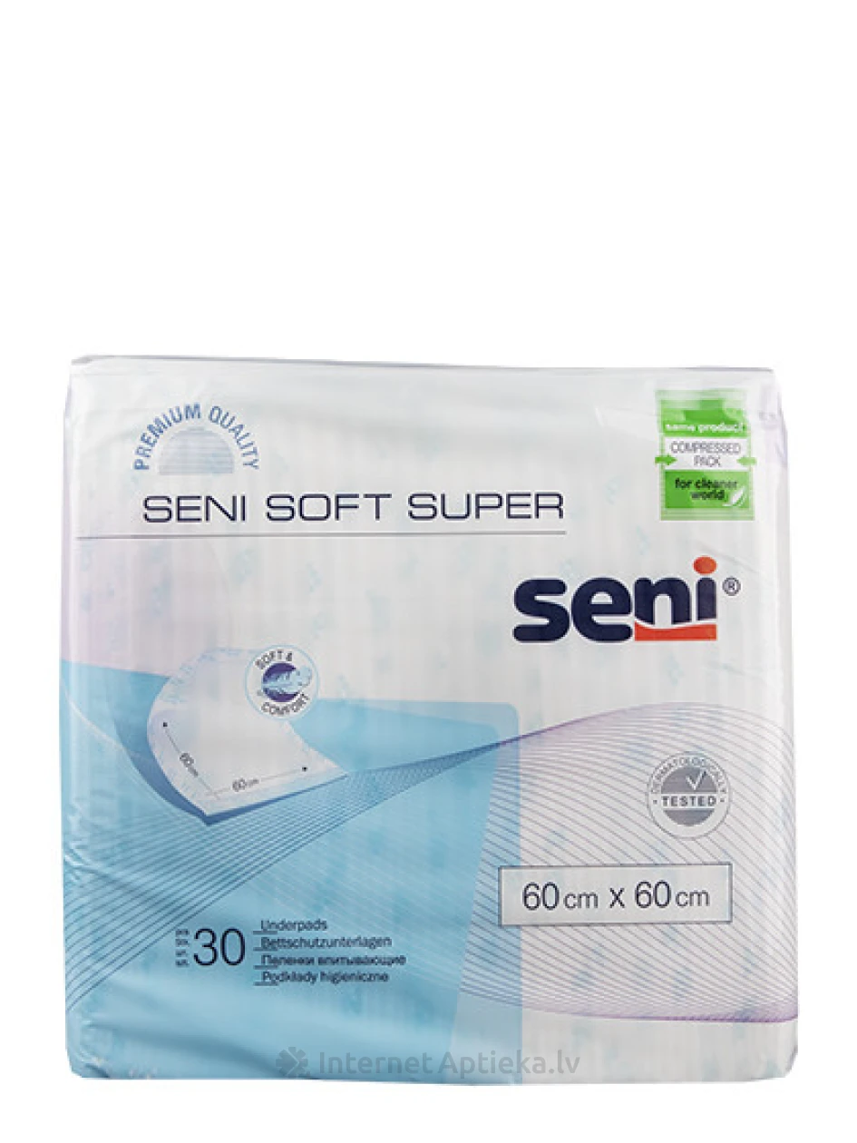 Seni soft super paladziņi 60cm x 60cm, 30 gab. | internetaptieka.lv