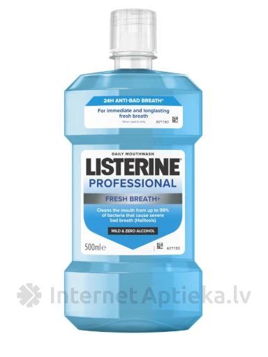 Listerine suuvesi Professional Fresh Breath, 500 ml | internetaptieka.lv