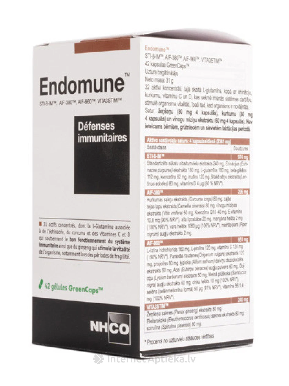 Endomune, 42 kapslit | internetaptieka.lv