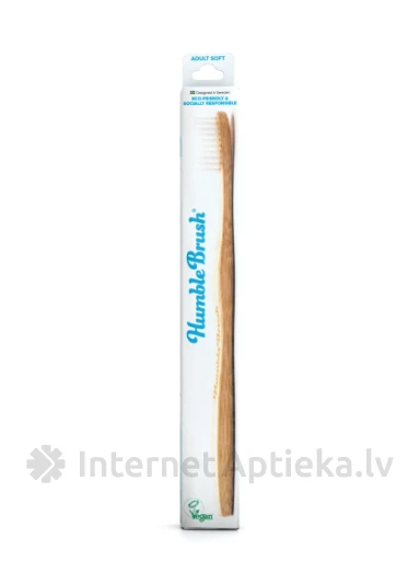 HUMBLE zobu birste - pieaugušajiem, balta, 1 gb. | internetaptieka.lv