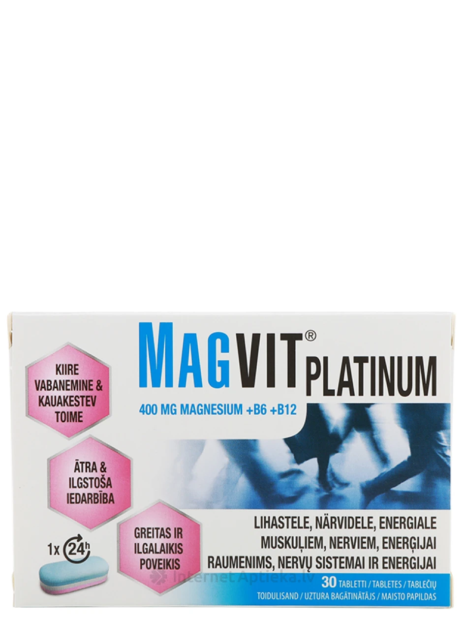 Magvit Platinum, 30 tabletes | internetaptieka.lv