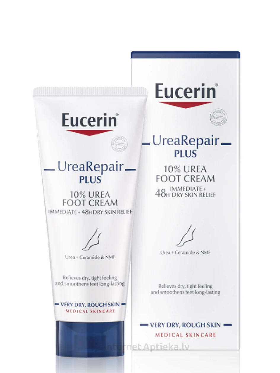 Eucerin Urea Repair Plus 10% крем для ног, 100 мл | internetaptieka.lv