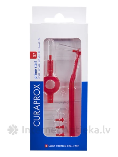 Curaprox interdentālo birstīšu komplekts UHS 409 + 5 birstītes 07, 1 gb. | internetaptieka.lv