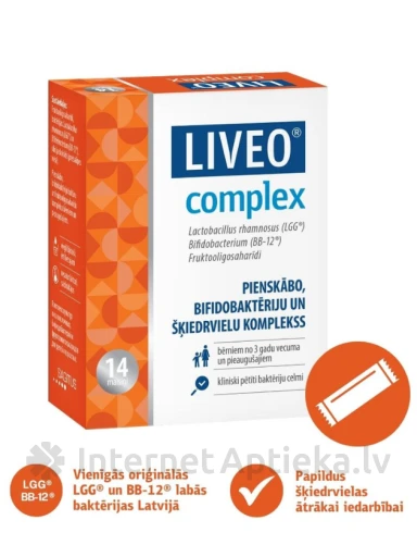 LIVEO® complex paciņas, 14 gb. | internetaptieka.lv