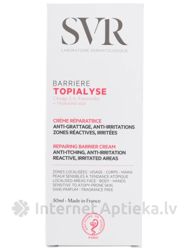 SVR крем для рук, лица, тела, кожных складок, 50 мл | internetaptieka.lv
