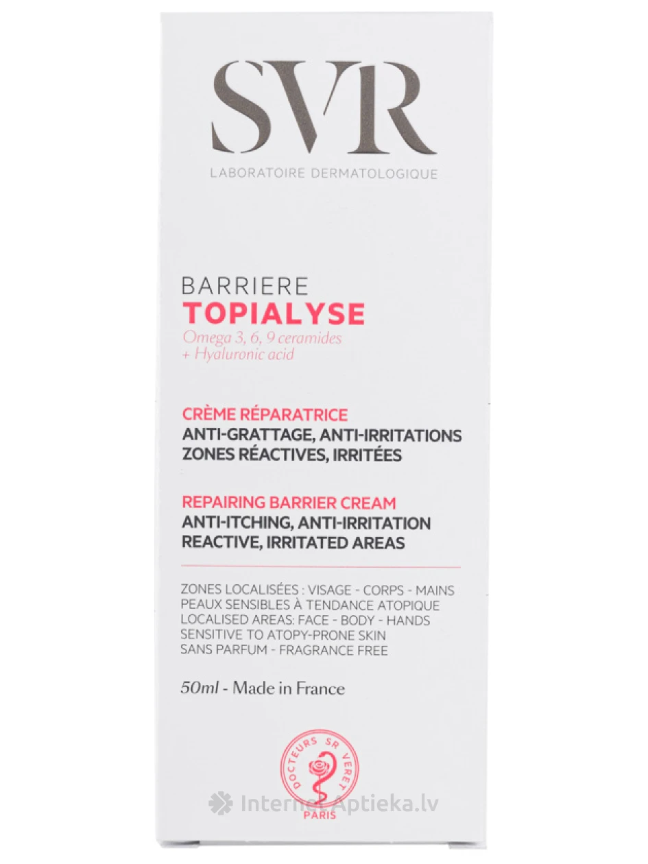 SVR krēms rokām, sejai, ķermenim, ādas krokām, 50 ml | internetaptieka.lv