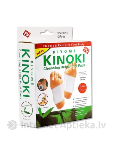 KINOKI Detoksikācijas plāksteri kāju pēdām | internetaptieka.lv