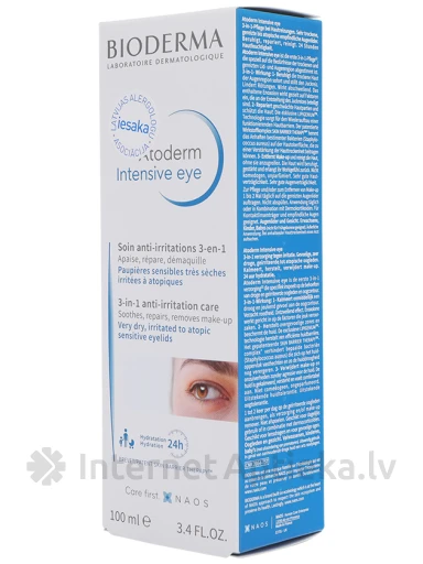 BIODERMA Atoderm Intensive krēms plakstiņu ādai, 100 ml | internetaptieka.lv