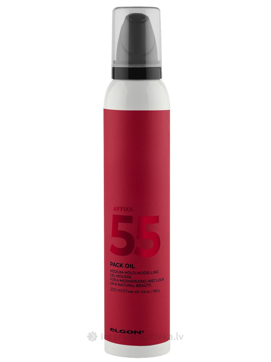 ELGON AFFIXX pihustatav geelvaht juuste kujundamiseks 55 PACK OIL, 200 ml | internetaptieka.lv