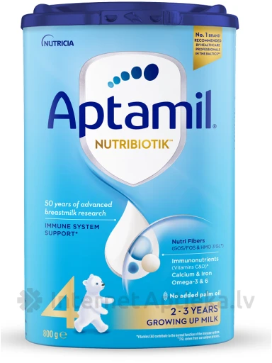 Piena maisījums Aptamil 4 no 2 gadiem, 800 g | internetaptieka.lv