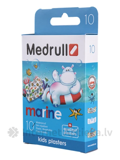 Medrull Kids пластырь, 10 шт | internetaptieka.lv