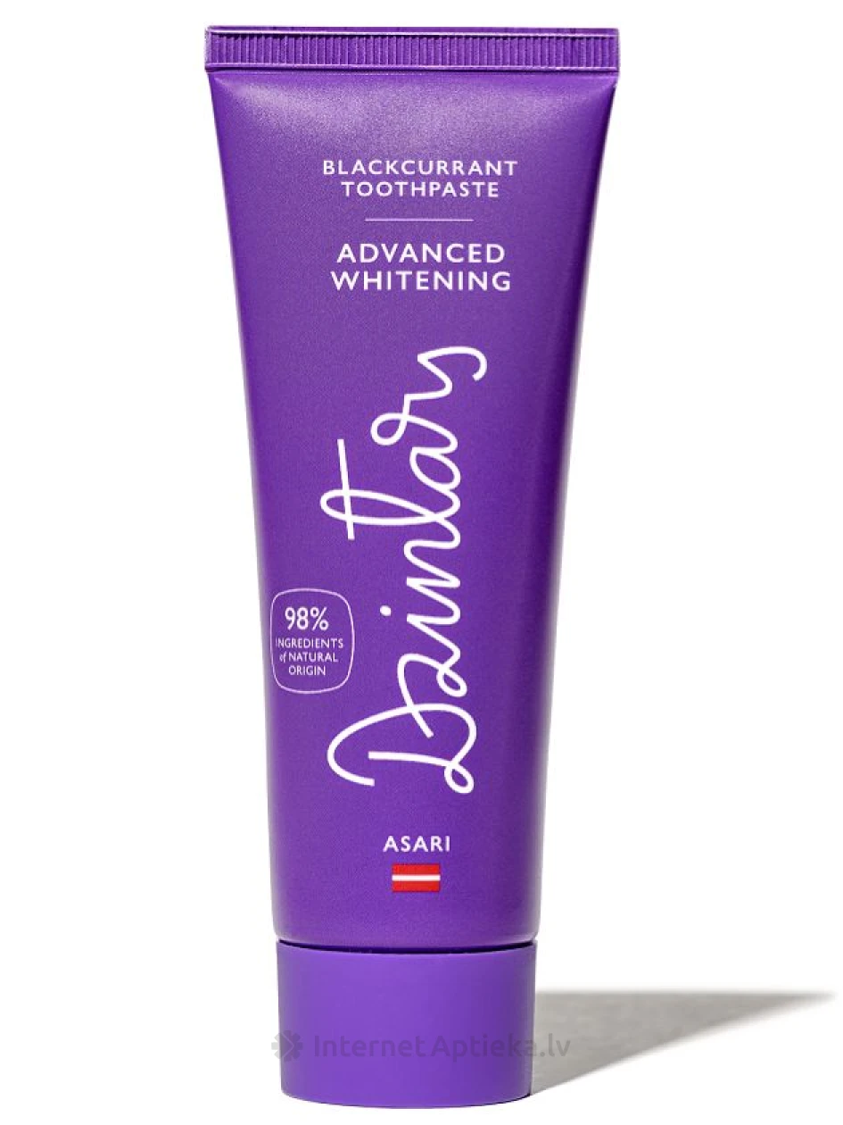 Dzintars Upeņu zobu pasta Asari, 75 ml | internetaptieka.lv
