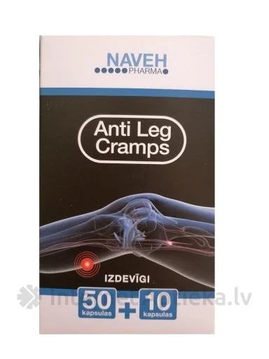 Naveh Pharma AntiLeg Cramps, kapsulas, 60 gb. | internetaptieka.lv