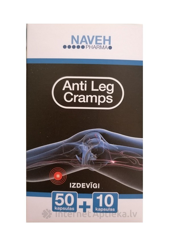 Naveh Pharma Antileg Cramps 60 Kaps Internetaptieka Lv