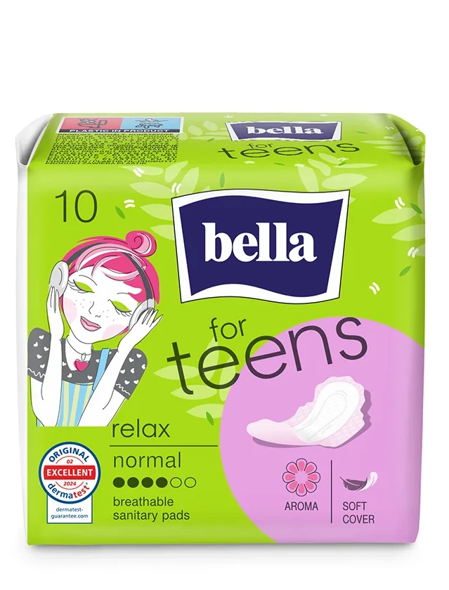 BELLA FOR TEENS Ultra Relax higiēniskās paketes, 10 gb.