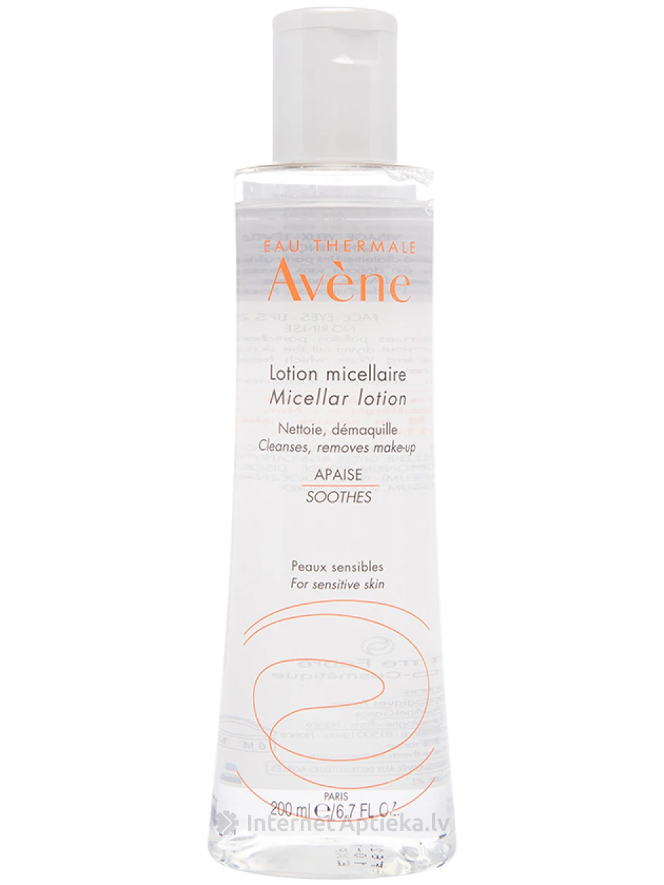 Avene micelārais losjons jutīgai ādai, 200 ml | internetaptieka.lv