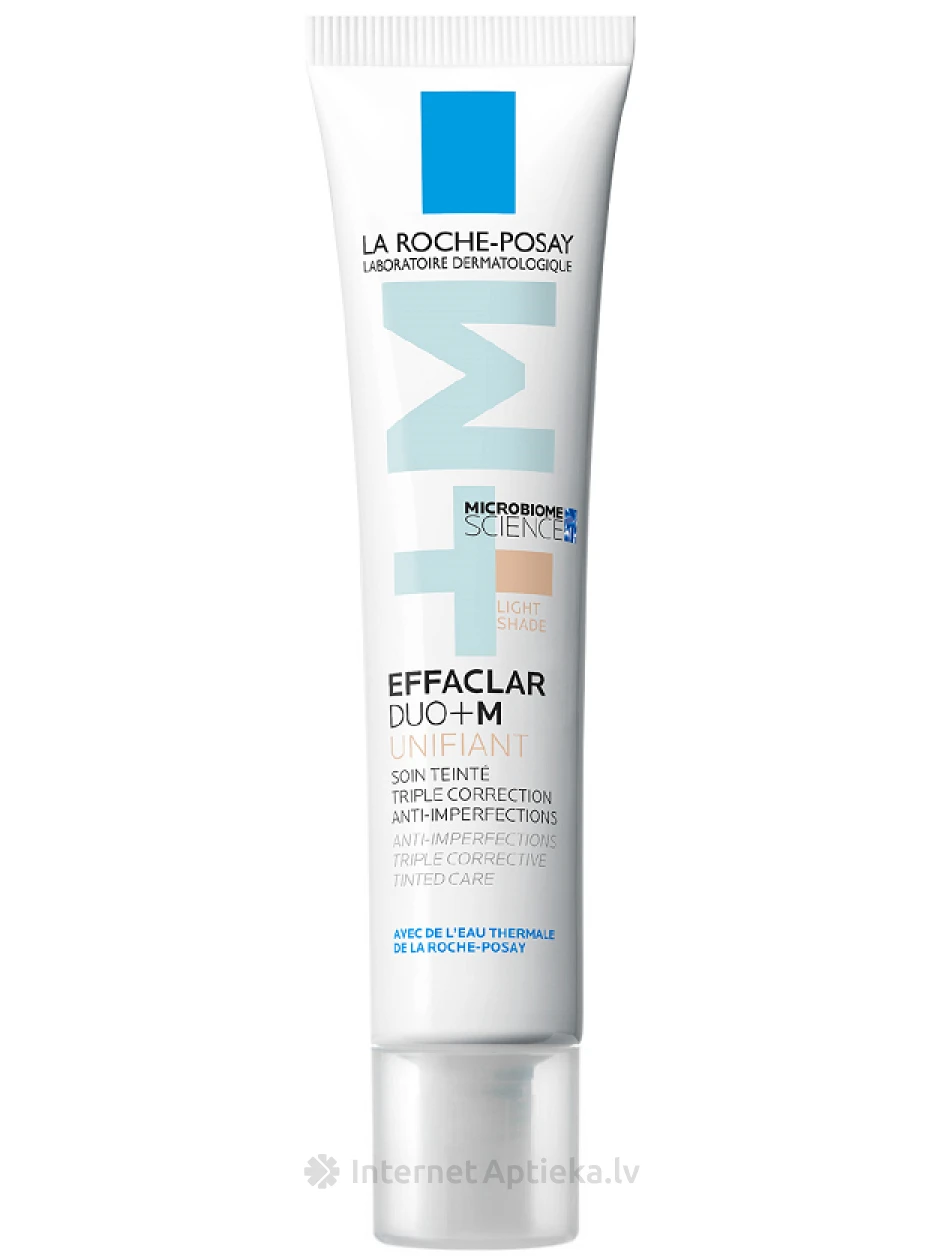 La Roche Posay Effaclar Duo +M Unifiant крем для лица, светлый тон, 40 мл | internetaptieka.lv