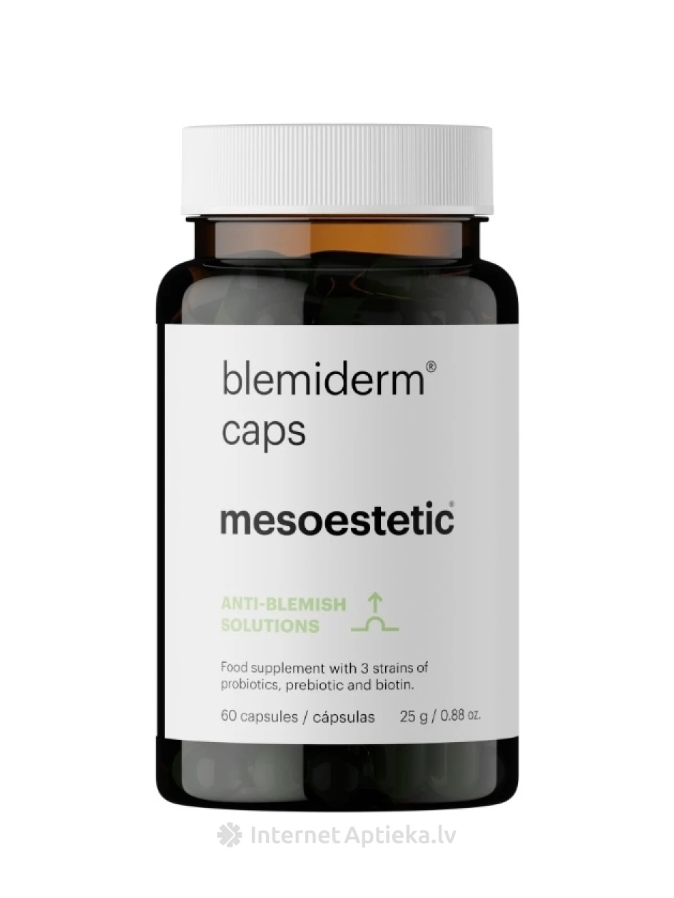 Blemiderm® caps mesoestetic®, 60 капсул | internetaptieka.lv