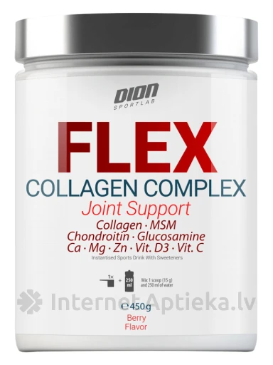 Dion Sportlab Flex ar ogu garšu, 450 g | internetaptieka.lv