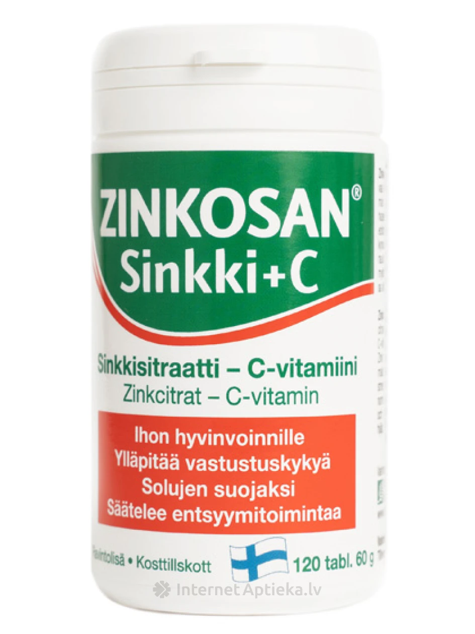 Zinkosan, 120 таблеток | internetaptieka.lv