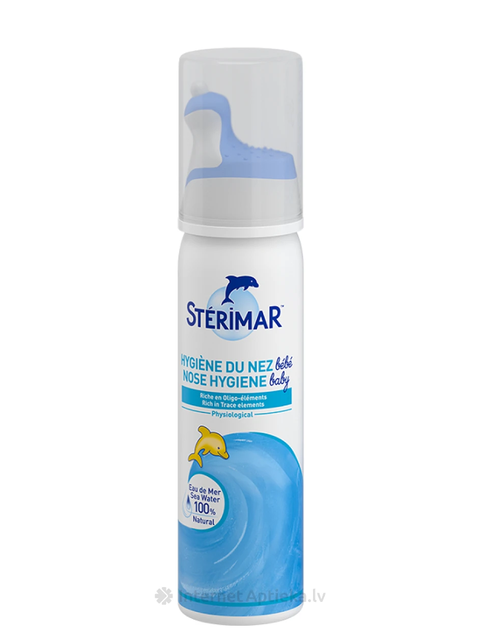 Sterimar Baby Nasal hygiene детский спрей для носа, 50 мл | internetaptieka.lv