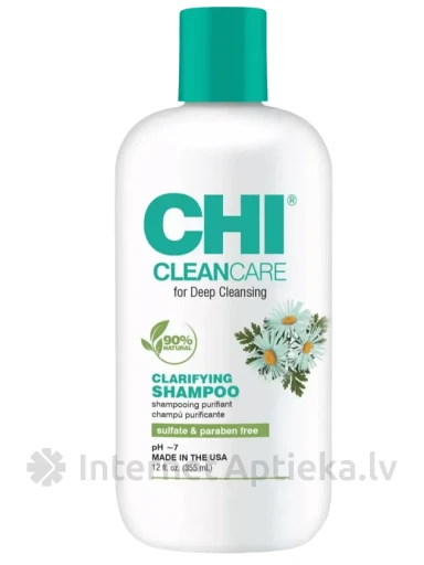 CHI CLEANCARE очищающий шампунь, 355 мл | internetaptieka.lv