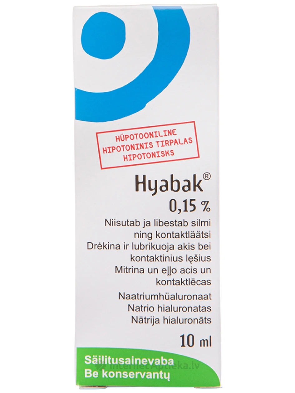 Thea Hyabak acu pilieni 0.15%, 10 ml | internetaptieka.lv