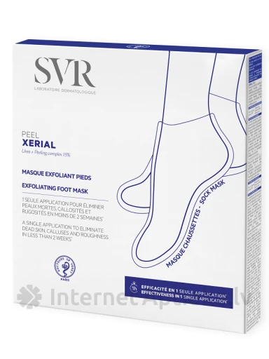 SVR XERIAL PEEL skābes pīlinga maska pēdām, viens pāris, 1 gb. | internetaptieka.lv