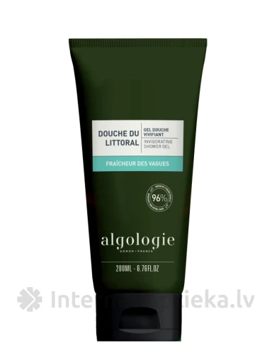 ALGOLOGIE Body Invigorating dušas želeja, 200 ml | internetaptieka.lv