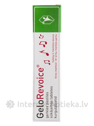 GeloRevoice Ķiršu-mentola tabletes, 20 gb. | internetaptieka.lv