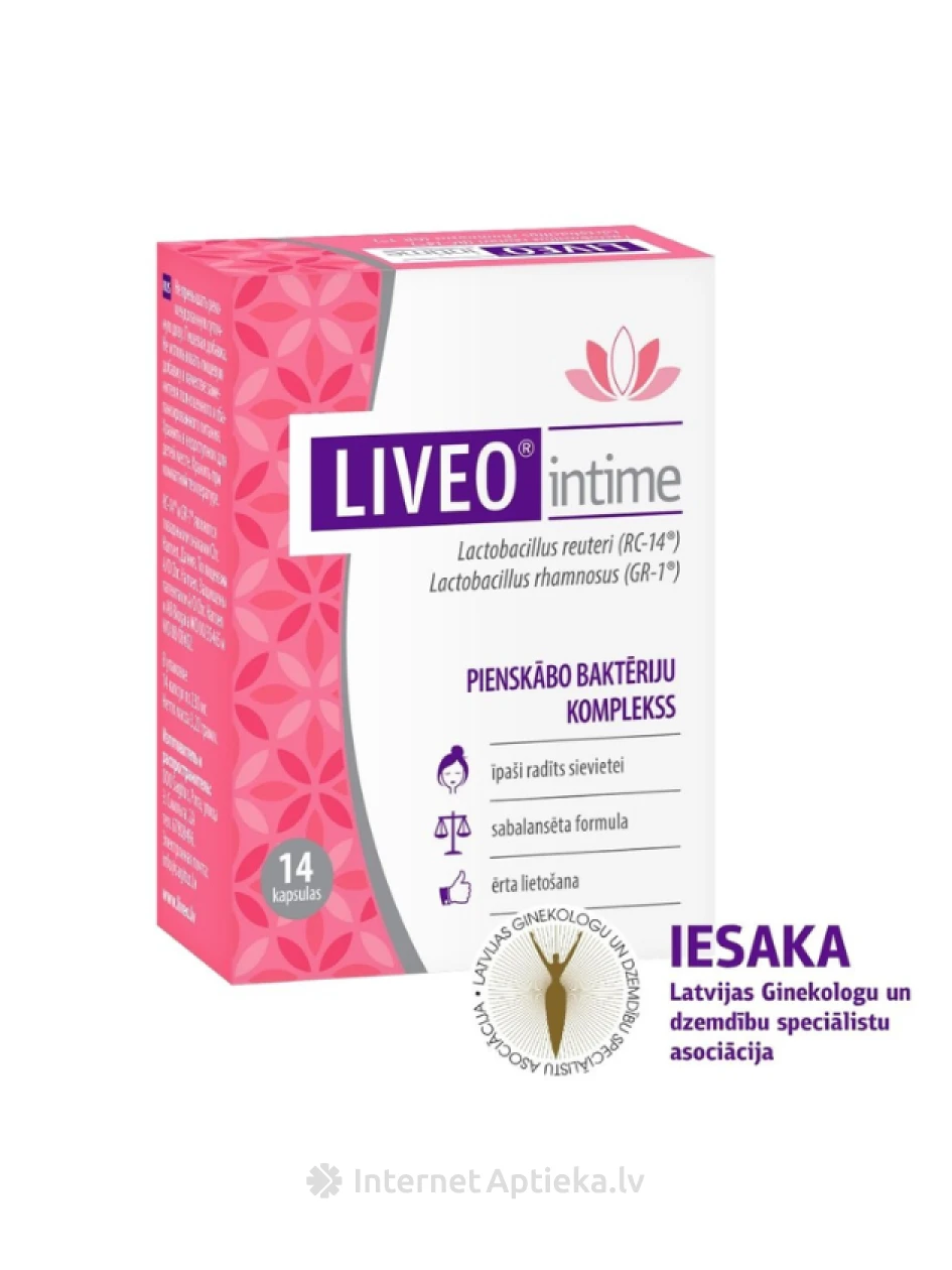 Liveo Intime, 14 kapsulas | internetaptieka.lv