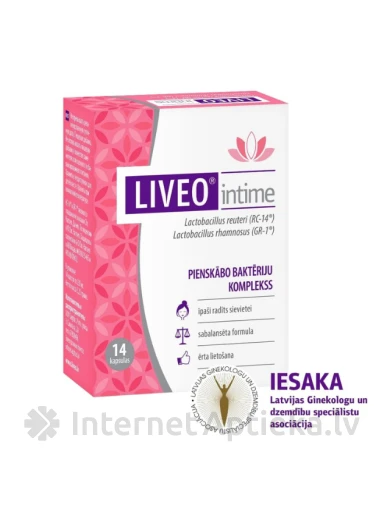Liveo Intime, 14 kapsulas | internetaptieka.lv