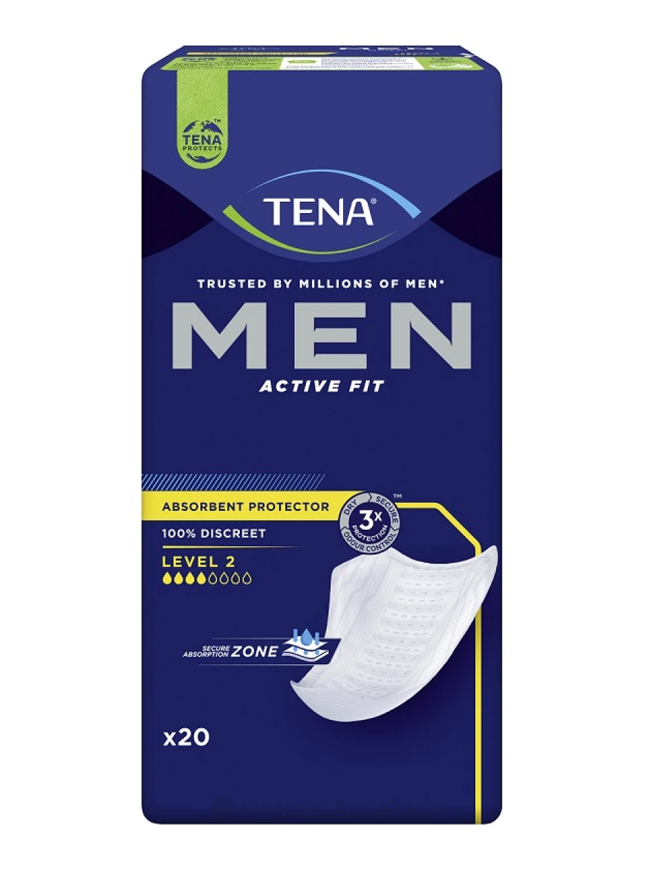 TENA Men Level 2 hügieenisidemed, 20 tk. | internetaptieka.lv